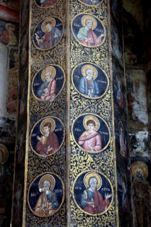 Fresco, in the Great Prince Church, Biserica Mare Domneasca, Targoviste, Romania