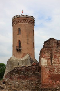 The royal courtyard, Curtea Domneasca, in Targoviste, Romania. The ruins of the fortress are known