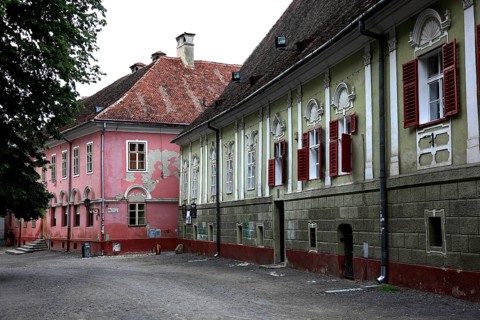 Johannes Honterus School building in Brasov, Brasov, Romania