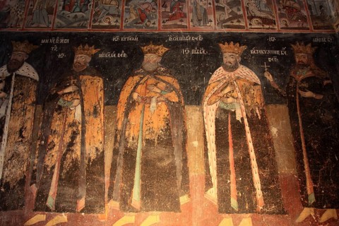 Votive panel, donor painting, in the Great Church of the Princes, Biserica Mare Domneasca, The