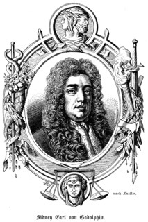 Sidney First Earl of Godolphin (1645 - 1712), Earl, portrait, Member of Parliament,