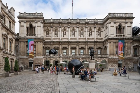 Royal Academy of Arts, Art Gallery and Art College, Burlington House, Piccadilly, London, England,
