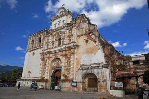 Templo de San Francisco el Grande Monastery Church, Old Town, Antigua, Sacatepéquez Department,