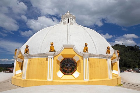 Detailed view of the Mercedarian Sisters Monastery, Iglesia y Convento de Nuestra Señora de Las