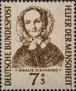 Amalie Wilhelmine Sieveking (1794-1859) was a German philanthropist and deaconess. She founded a
