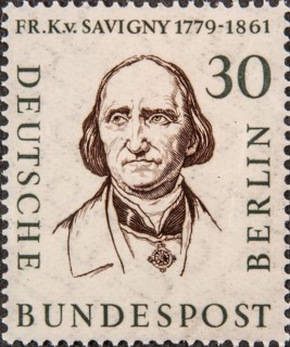 Friedrich Carl von Savigny (1779-1861) was a German professor and jurist. He is one of the most