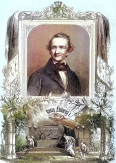 Ludwig I, 1786 - 1868, was King of Bavaria, Germany from 1825 until the revolutions of 1848/Ludwig