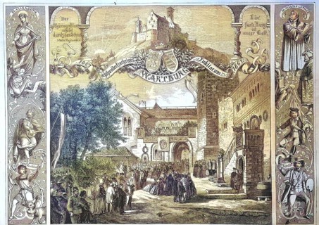 800th anniversary of Wartburg Castle, Eisenach, Thuringia, Germany/800 years anniversary of castle