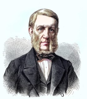 George Bancroft, 1800 - 1891, was an American historian and statesman, America/ George Bancroft,