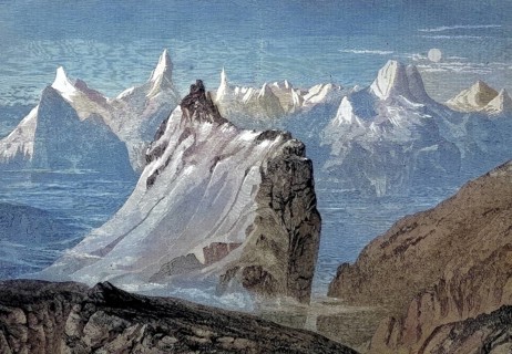 The mountains of the Alps in the Bernese Oberland, Switzerland, view from the Faulhorn/The