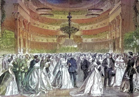 A subscription ball dance party at the Berlin Opera, Germany/a subscription ball dance party in the