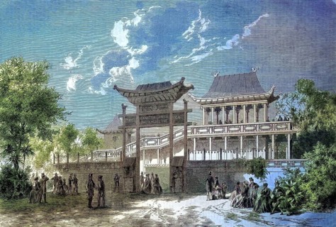 World Fair, World Exhibition or Universal Exhibition in Paris, France, the Chinese Exhibition and