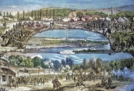 The Austrian military camp near Bruck an der Leitha, Austria/the Austrian military camp near Bruck