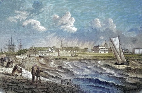 Warnemünde is a seaside resort and a district of the city of Rostock in Mecklenburg, Germany. It is