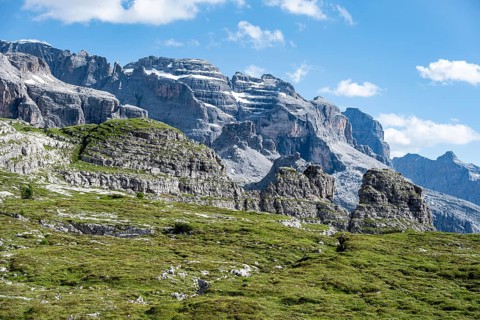 Grosté Plateau, summit of the Brenta Mountains, Brenta, Brenta-Adamello Natural Park, Trentino,
