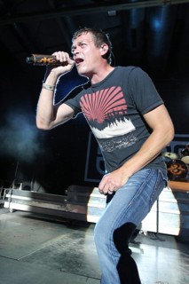 3 Doors Down, US singer Brad Arnold performing live in C-Hall on June 11, 2013 in Berlin