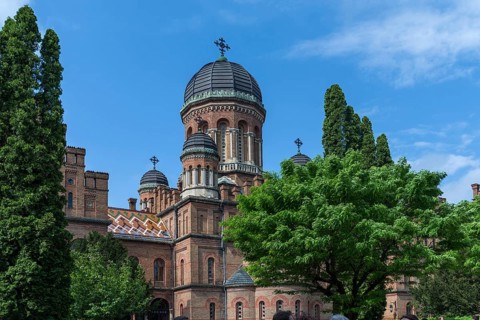 Archbishop's residence of the National Yuri Fedkovych University, founded 1875, Czernowicz, Ukraine