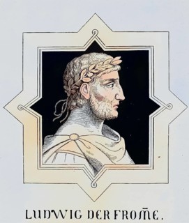 Louis I (called Louis the Pious, born June/August 778, died June 20, 840), was king of the Frankish