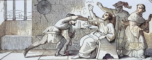 Assassination of Philip of Swabia (born February or March 1177, died 21 June 1208) of the Staufer