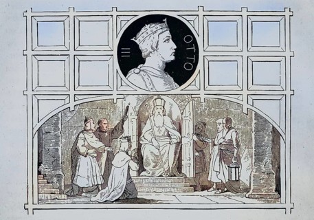 Otto III. (born June or July 980, died 23. or 24. January 1002) aus dem Haus der Ottonen war ab 983