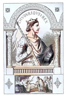 Konrad II (born c. 990, died 4 June, 1039) was Roman-German emperor from 1027 to 1039, king of the