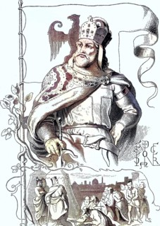 Frederick I, called Barbarossa (born c. 1122, died 10 June 1190), from the Staufer dynasty, was