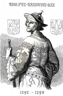 Adolf von Nassau (geboren vor 1250, gestorben 2. Juli 1298) aus dem Adelsgeschlecht der Nassauer
