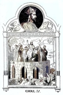 Karl IV. (born 14 May 1316, died 29 November 1378) war römisch-deutscher König (ab 1346), König von