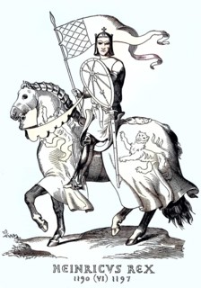 Heinrich VI. aus dem Geschlecht der Staufer (geboren November 1165, gestorben 28. September 1197)