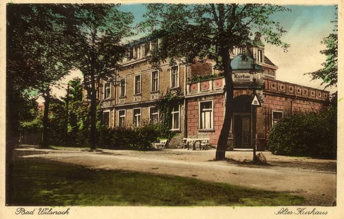 Historical postcard around 1910, Bad Wilsnack, spa hotel, country town and a historic pilgrimage