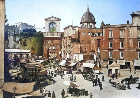 Historical image of Napoli, Naples, Porta Capuana, Italy/Historic images of Napoli, Naples, Italy,