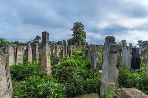 Historic Jewish Cemetery, since 1866, Czernowicz, Bukovina, Ukraine