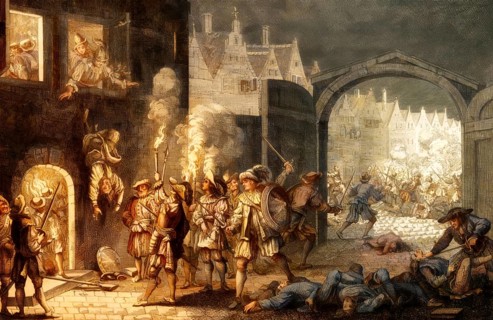 The St. Bartholomew's Day massacre, Paris, French Wars of Religion, 1572