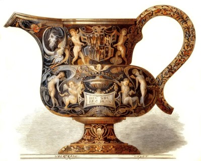 Italian hanap, Faience, 16th century