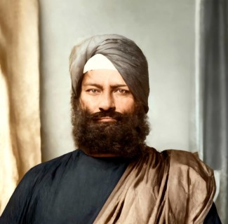 Raja Lal Singh, Wazir of the Sikh Empire, commander of Sikh Khalsa Army, digital edited