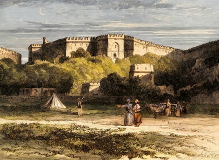 View of Rohtas Fort, 16th-century fortress, near the city of Dina, Jhelum district, Punjab province