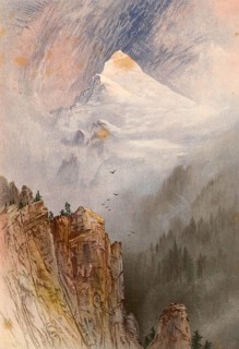 The Weisshorn, a 4505 m above sea level mountain in the Valais Alps with the shape of an even