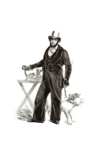 Types from Holland around 1841, De Hondendokter, Dog Doctor, Veterinarian, Netherlands, authentic,