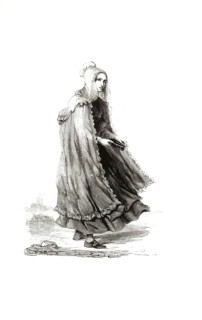 Types from Holland around 1841, Het Noord-Brabantse meisje, The girl from North Brabant, the
