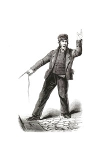 Types from Holland around 1841, De Schippersknecht, Schiffsknecht or Sailor, Netherlands,