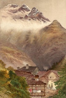 In Cormayeur, a village in the autonomous region of the Aosta Valley in the Italian Alps, around