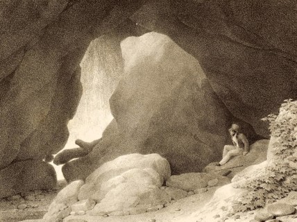 Grotte de Neptune, Tivoli, in the deep valley of the Anio River, formerly known as Valley of Hell,