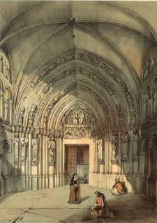 Porche de l'Eglise St.Servais, The famous portal of the Saint Servatius Basilica in Maastricht,