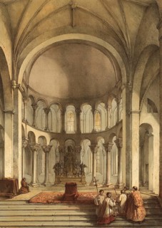 Choir of the Basilica of Our Lady, Basiliek van Onze-Lieve-Vrouw-Tenhemelopneming, in Maastricht,