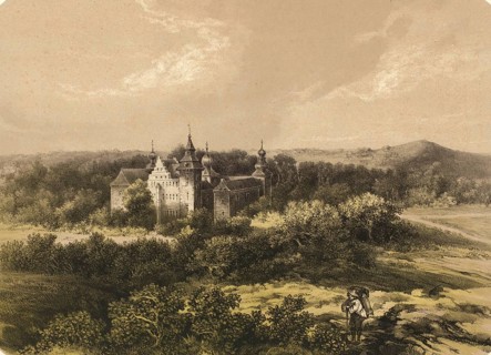 Schaesberg Castle is a castle ruin near Schaesberg between the villages of Landgraaf and Heerlen in