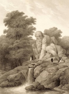 Colossus of Apennines, Il Colosso dell'Appennino, monumental sculpture in the Parco Mediceo di