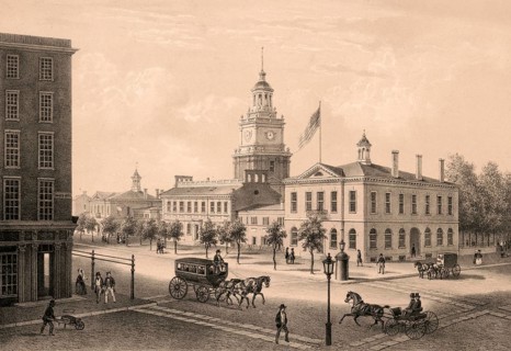 State House in Philadelphia, Independence Hall, Independence Hall. Originally built as a