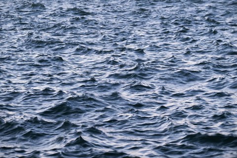 Small waves, smudge effect, long exposure, sea, Gulf of Finland, Finland