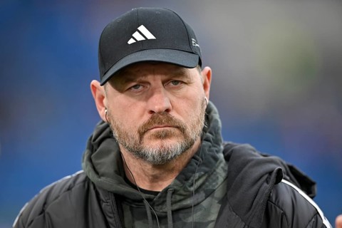 Coach coach Steffen Baumgart 1. FC Union Berlin FCU portrait soccer, Bundesliga, PreZero Arena,