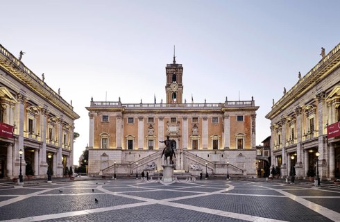 Palazzo Nuovo, Senators' Palace (Palazzo Senatorio), Conservators' Palace (Palazzo dei